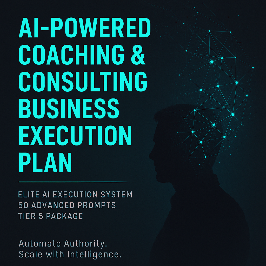 AI-Powered Coaching & Consulting Business Execution Plan