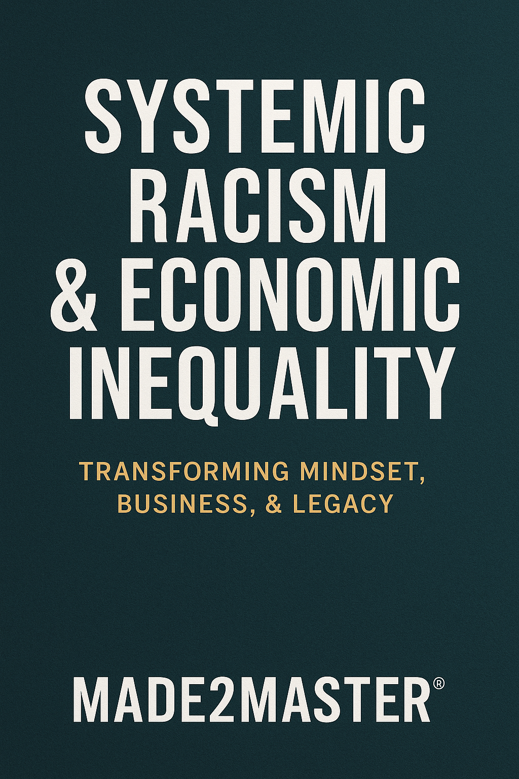 Systemic Racism & Economic Inequality 
